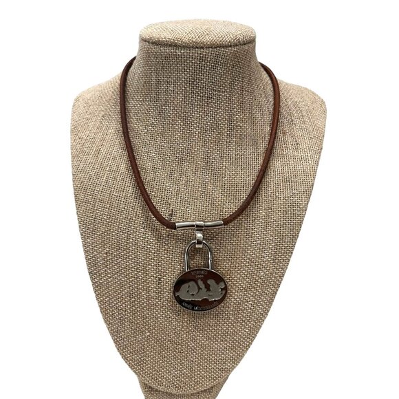 HERMES Année Mediterranée Mediterranean Cadena Padlock Necklace/Bracelet #1269 - Picture 1 of 5